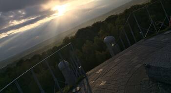 View from mound of Józef Piłsudski. Wonderful clouds.