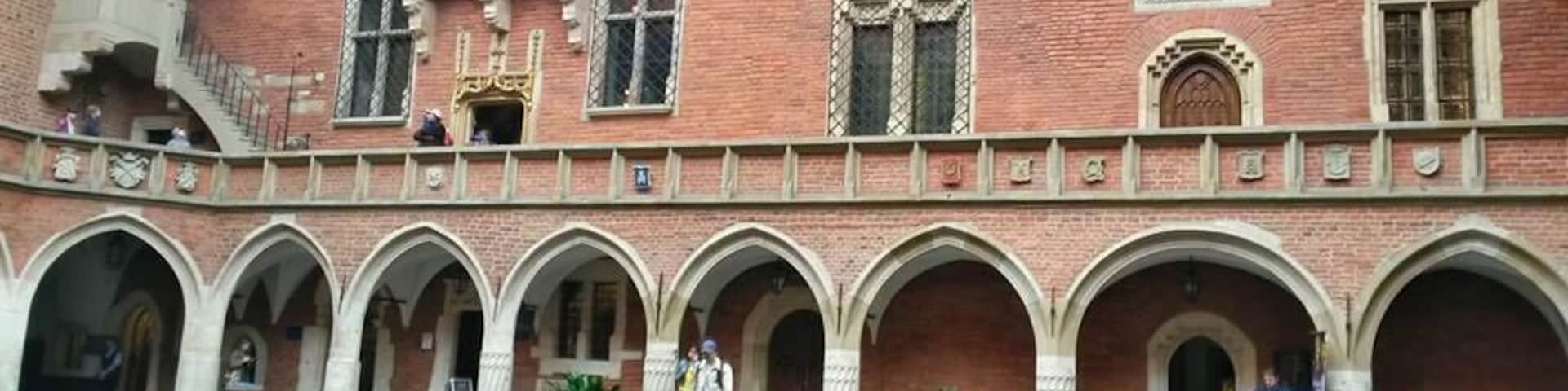 The Old College of the Jagellonian university in Poland. This is one of the oldest universities in Eastern Europe.