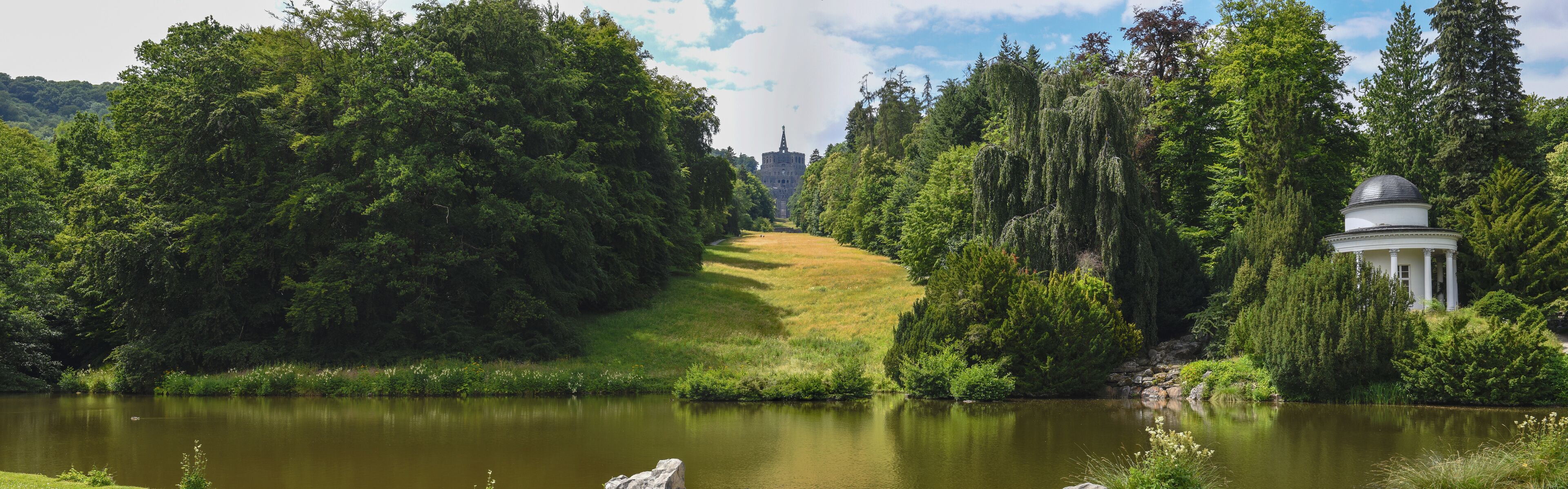 Wilhelmshoehe Mountainpark at Kassel on Germany