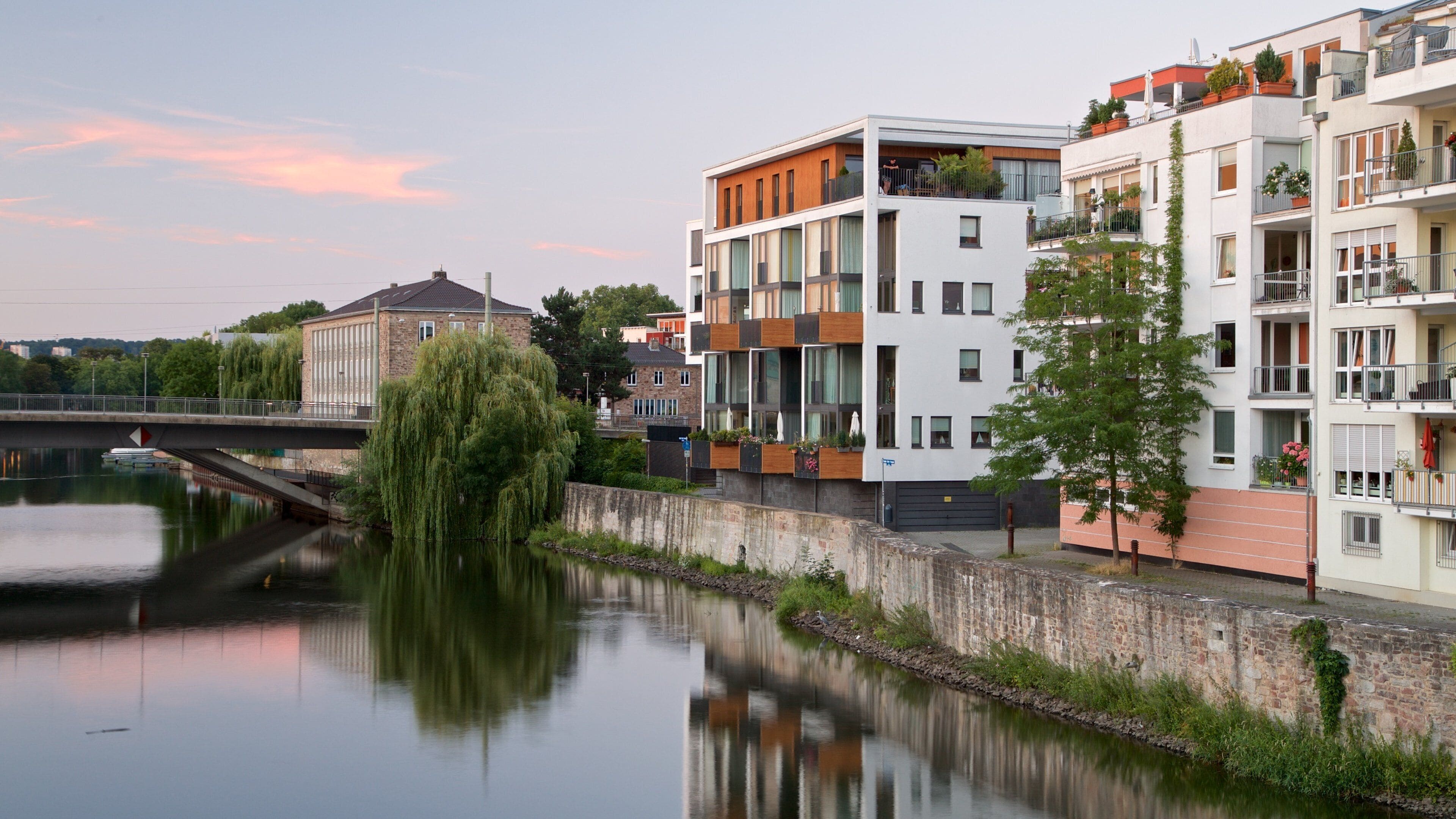 Kassel which includes a river or creek and a sunset