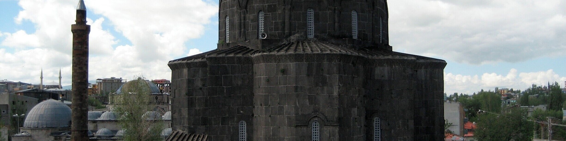 In the town of Kars you'll find this dark dark church of the Apostles. There is a lot of Russian influence about the town in the far far east of Turkey. You must try to read Orhan Pamuk's book - Snow. You really are somewhere else when you get here. #Architecture