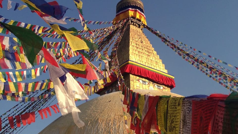 Boudhanath Stupa (or Bodnath Stupa) is the largest stupa in Nepal and the holiest Tibetan Buddhist temple outside Tibet. It is the center of Tibetan culture in Kathmandu and rich in Buddhist symbolism. The stupa is located in the town of Boudha, on the eastern outskirts of Kathmandu. I took this picture before the earthquake of 2015. It took 18 months to restore this beautiful structure.
#red #kathmandu #nepal