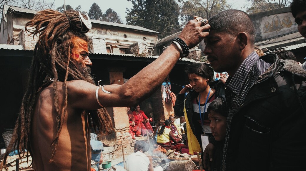 This photo was taken during the most recent Maha Shivaratri celebration in Pashupatinath Temple.