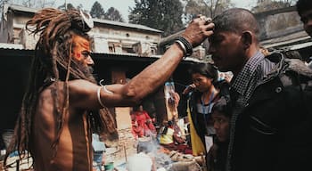 This photo was taken during the most recent Maha Shivaratri celebration in Pashupatinath Temple.