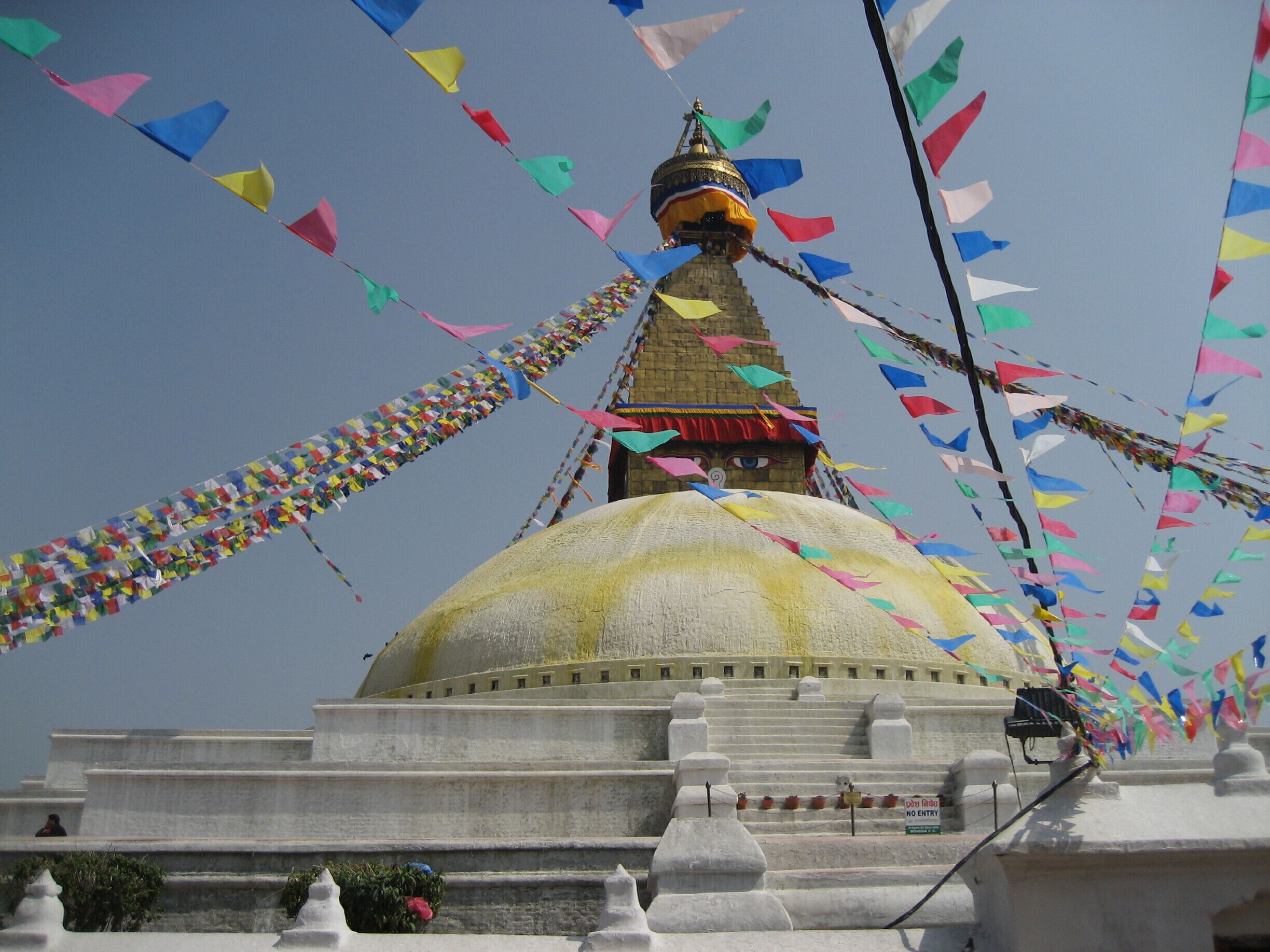 A beautiful Buddhist stupa 
