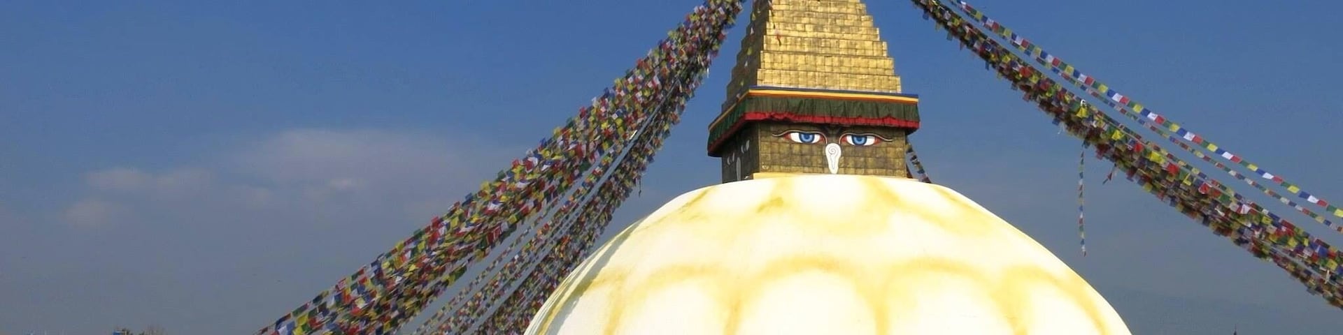 It's hard to choose from Kathmandus incredible temples but Boudhhanath stoupa may just be my favourite. The atmosphere of this place is beautiful, peaceful and intriguing. Grab a cup of masala tea in any one of the rooftop cafés and watch the hundreds spin slowly around this giant, spinning prayer wheels as they go.