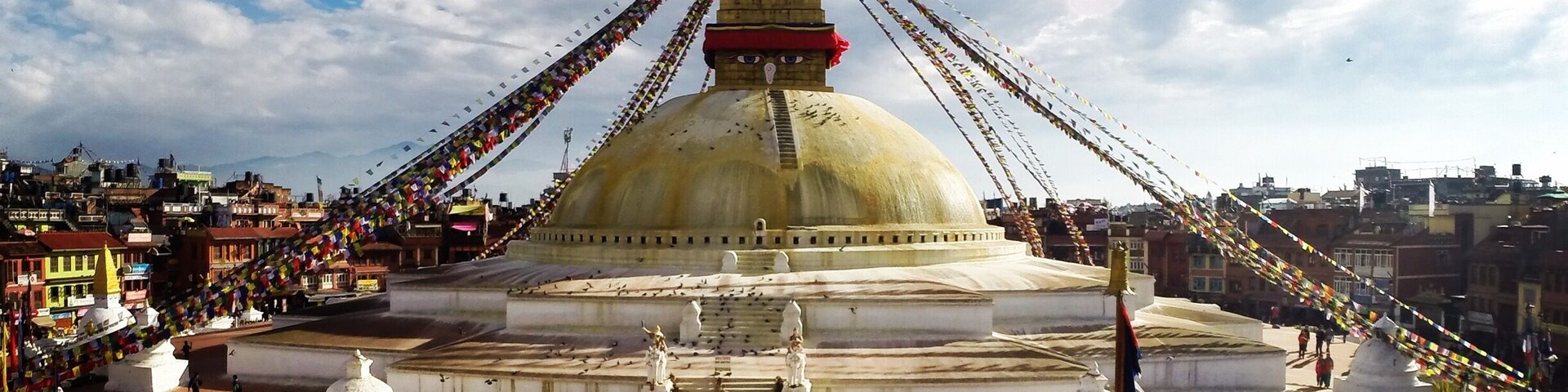 Boudhanath is a stupa in Kathmandu, Nepal. It is known as Khāsti in Nepal Bhasa, Jyarung Khasyor in Tamang language or as Bauddha by speakers of Nepali.