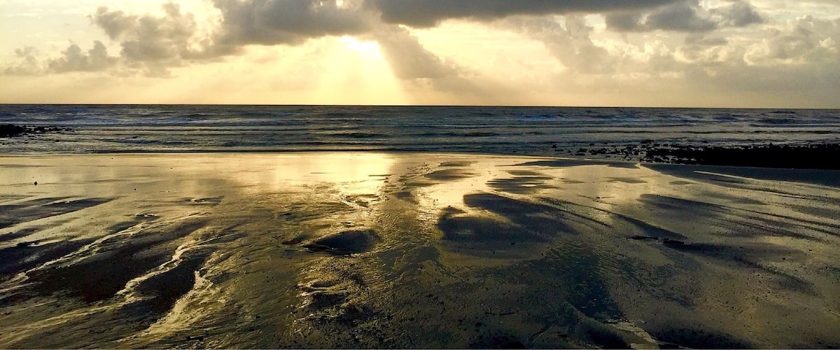 Sunrise at balok beach