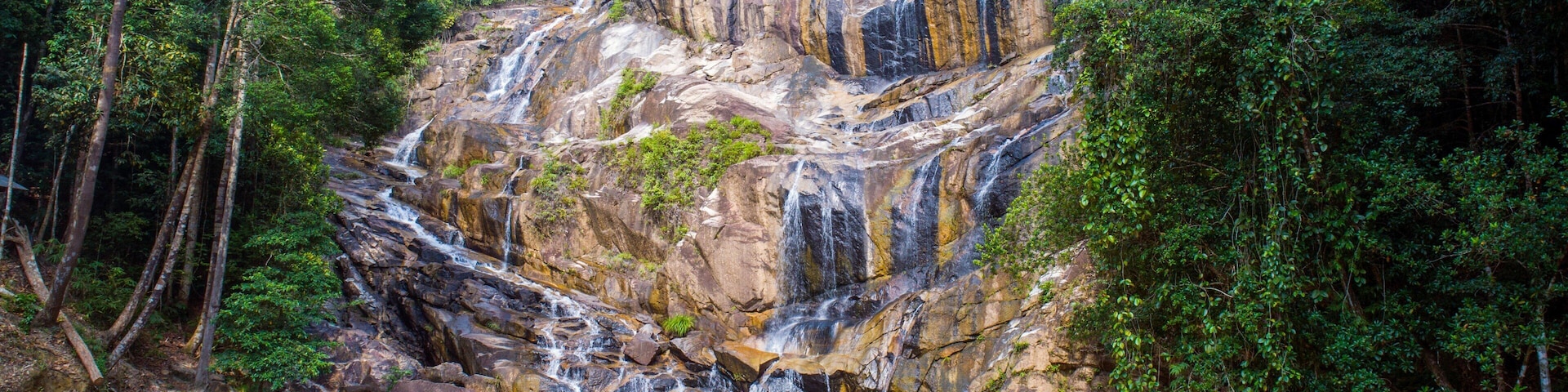 Kuantan which includes forest scenes, a cascade and a river or creek