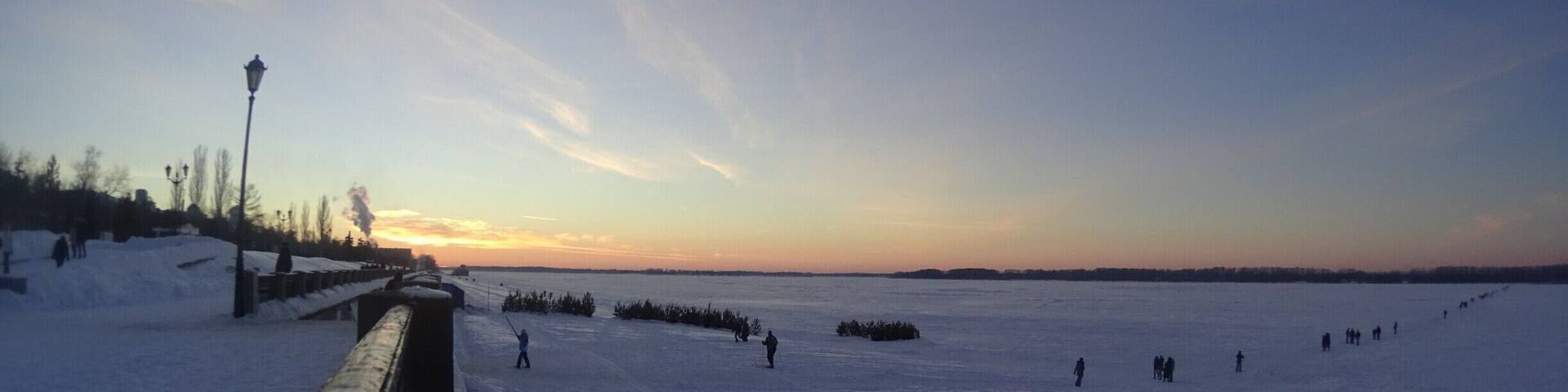 #snow
embankment in winter