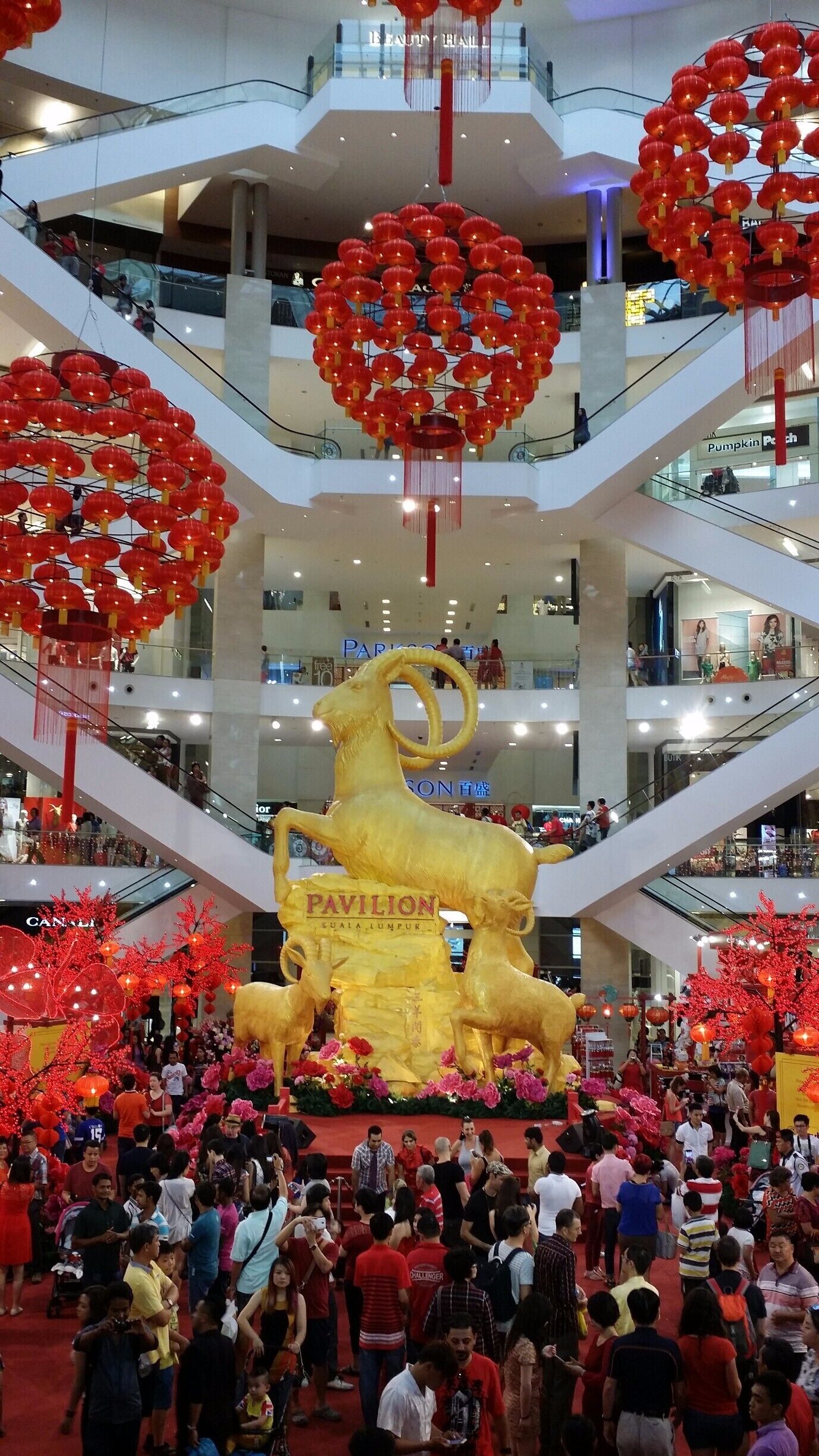2015, the Year of the Goat. Chinese New Year Decorations impresses annually.