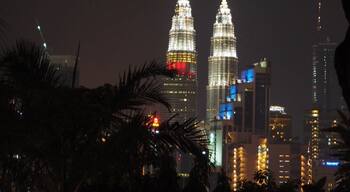 Nice view of Petronas Twin Tower from 15th floor of Berjaya Time Square Hotel