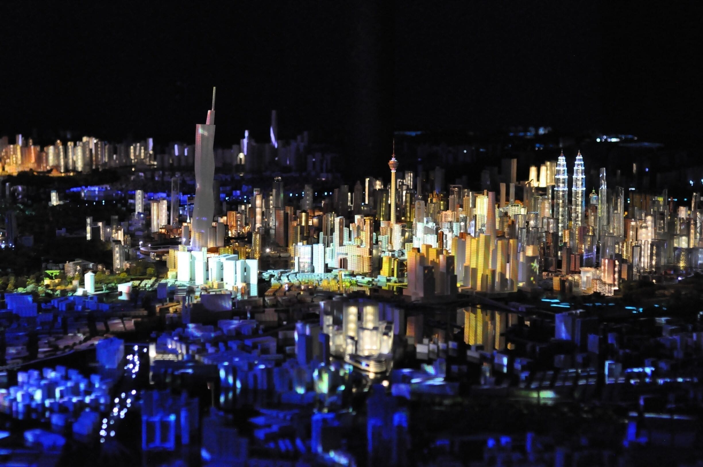 Full-detail miniature of Kuala Lumpur.  It's kind of hokey but not particularly expensive, an easy way to take a 15 minute break from the heat!