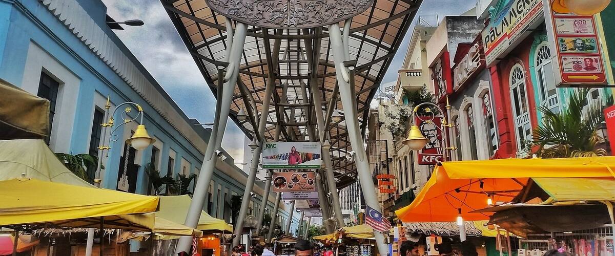 Sampling all the delicious food