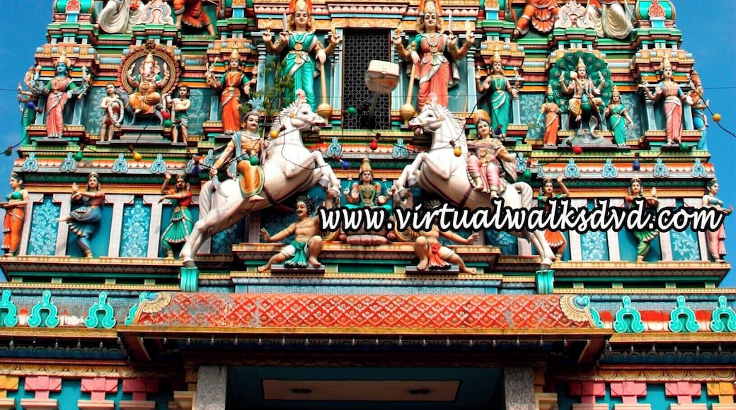 #Colorful The Sri Mahamariamman Temple is the oldest Hindu temple in Kuala Lumpur, Malaysia. Founded in 1873, it is situated at edge of Chinatown in Jalan Bandar (formerly High Street). In 1968, a new structure was built, featuring the ornate 'Raja Gopuram' tower in the style of South Indian temples.
From its inception, the temple provided an important place of worship for early Indian immigrants and is now an important cultural and national heritage.