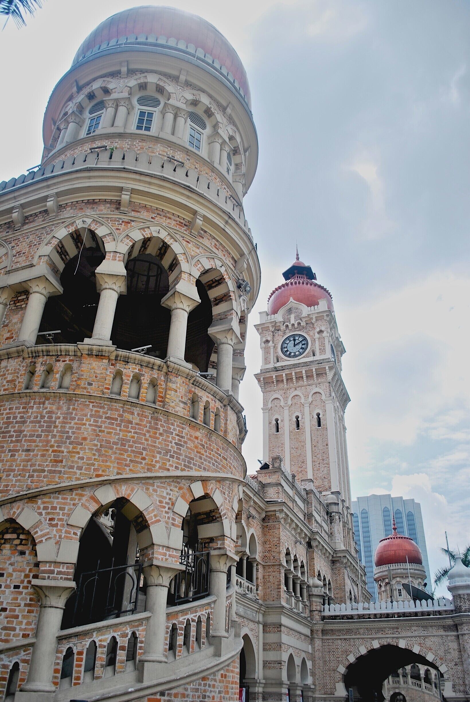 Sultan Abdul Samad building in Kuala Lumpur, Malaysia.

Ahhh.. Kuala Lumpur. Memorable experiences in this city. You are not sure if you're in Morocco, in a metropolitan area, or in a ghetto. Each section of the city has its distinct identity and a story to tell. The Sultan Abdul Samad Building has to be one of my favourite architecture throughout our asia trip. Nearby, there was a large open space at the KL art gallery, where they played really loud music. Naturally, my travel buddies and I started dancing on the street, not caring whether people think we're crazy or not.

#kualalumpur #malaysia #southeastasia #asia #wanderlust #travel #architecture