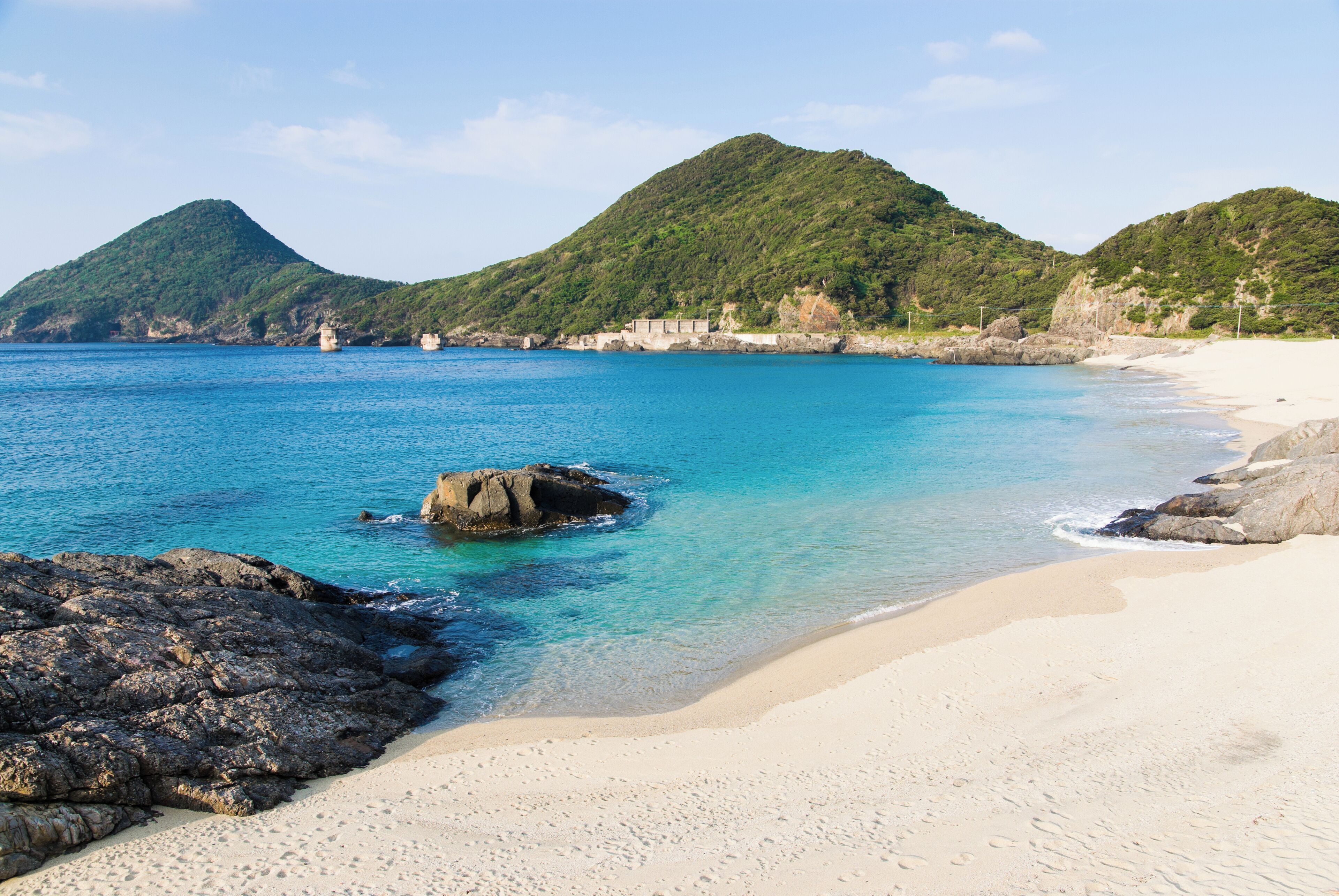 Turtle nesting beach of Yakushima Island Kagoshima, Japan.
