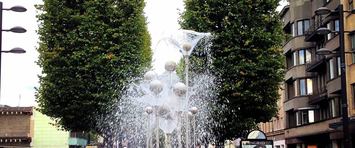 Love the sound of fountains wherever I am in the World