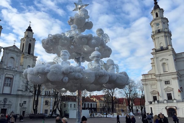 Chris tree in Kaunas. Every year on top of creativity!