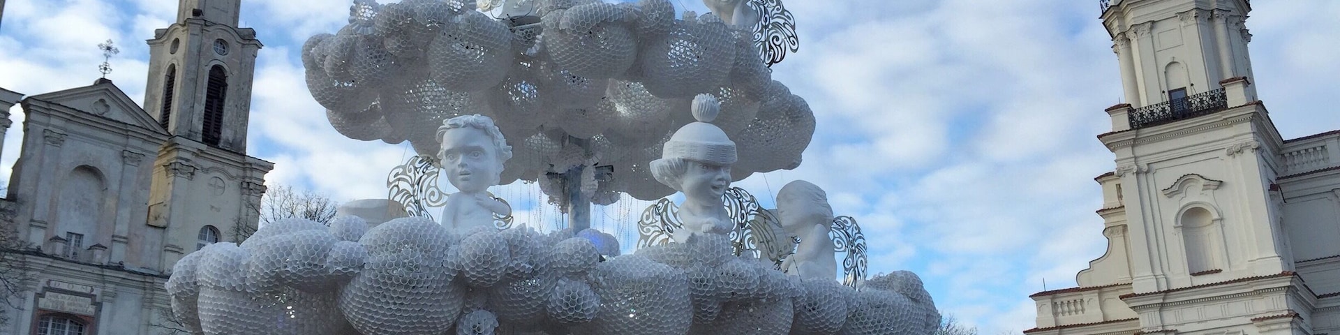 Chris tree in Kaunas. Every year on top of creativity!