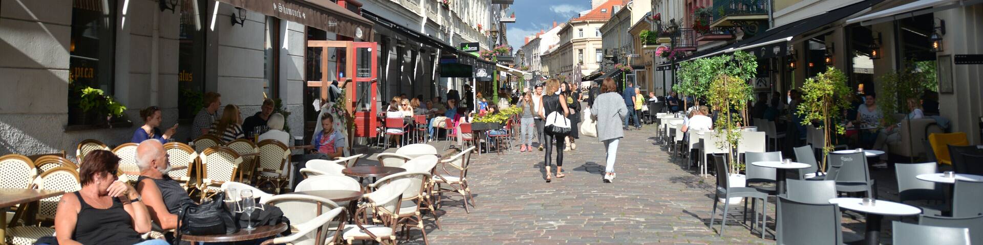 Touristy street in Kaunas #OrbitzTravel