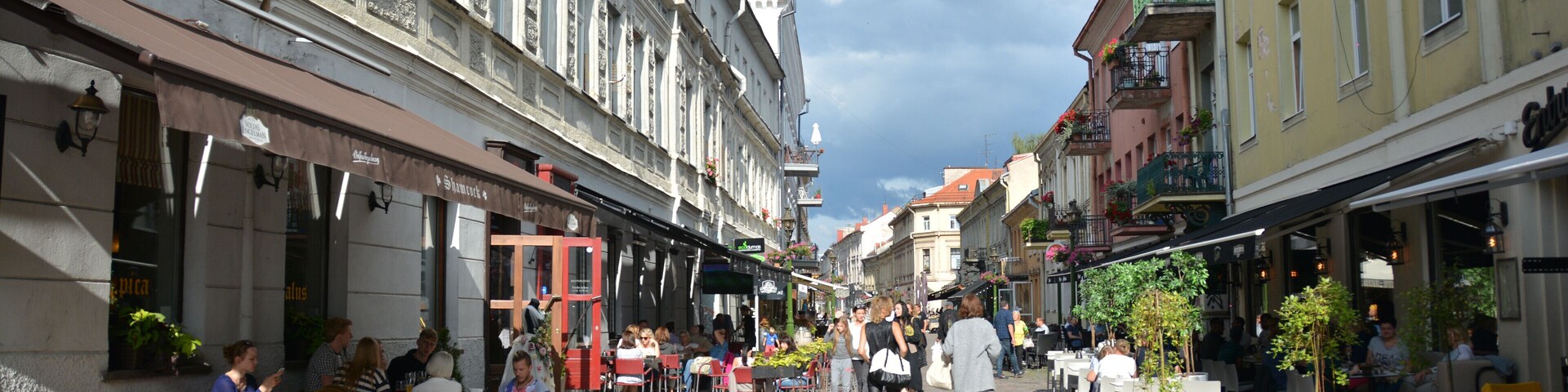 Touristy street in Kaunas #OrbitzTravel