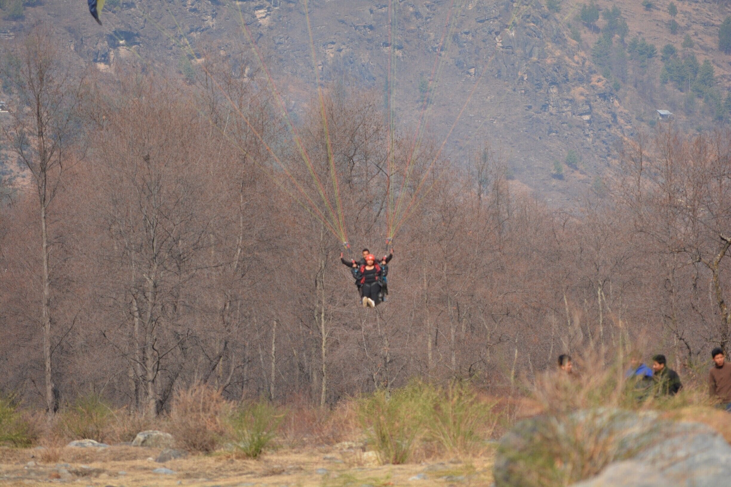 adventure ride# paragliding# do it for the bird's eye view of manali....