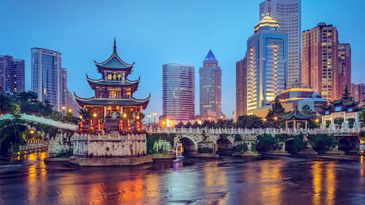 Guiyang, China at Jiaxiu Pavilion
