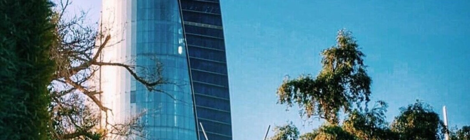 Tijaria Tower taken from Al Shaheed Park in Kuwait