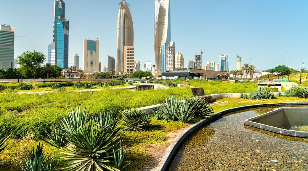 Skyline of Kuwait City at Al Shaheed Park