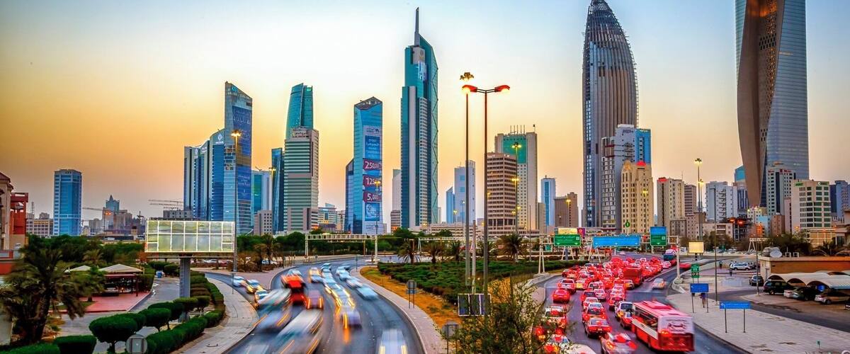 Skyline of Kuwait City