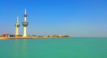 Kuwait Towers in the daytime #blue #trover