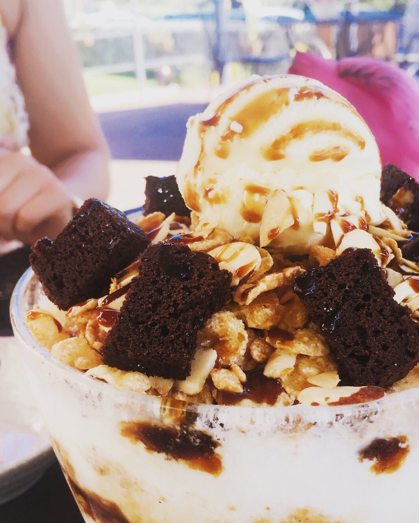 Espresso patbingsu. Honestly the best thing to keep you cool during the death heat of Korean summer! 