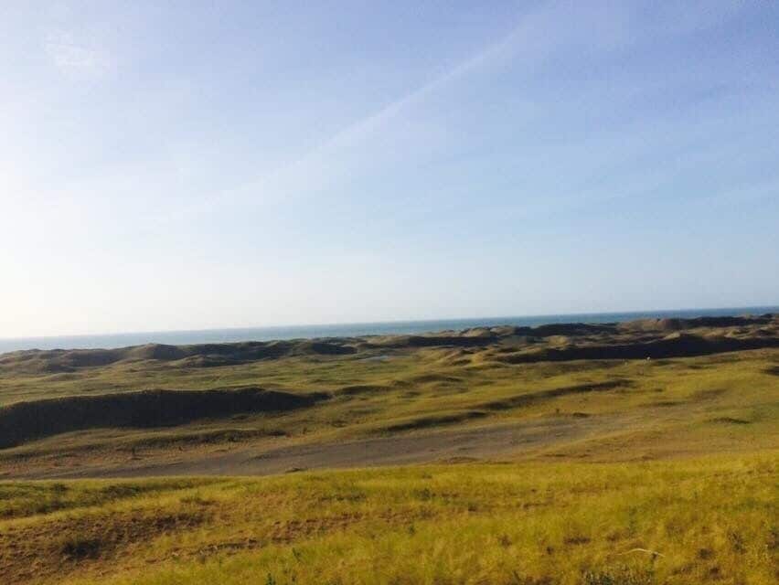 On the way to La Paz Sand Dunes. Exciting!