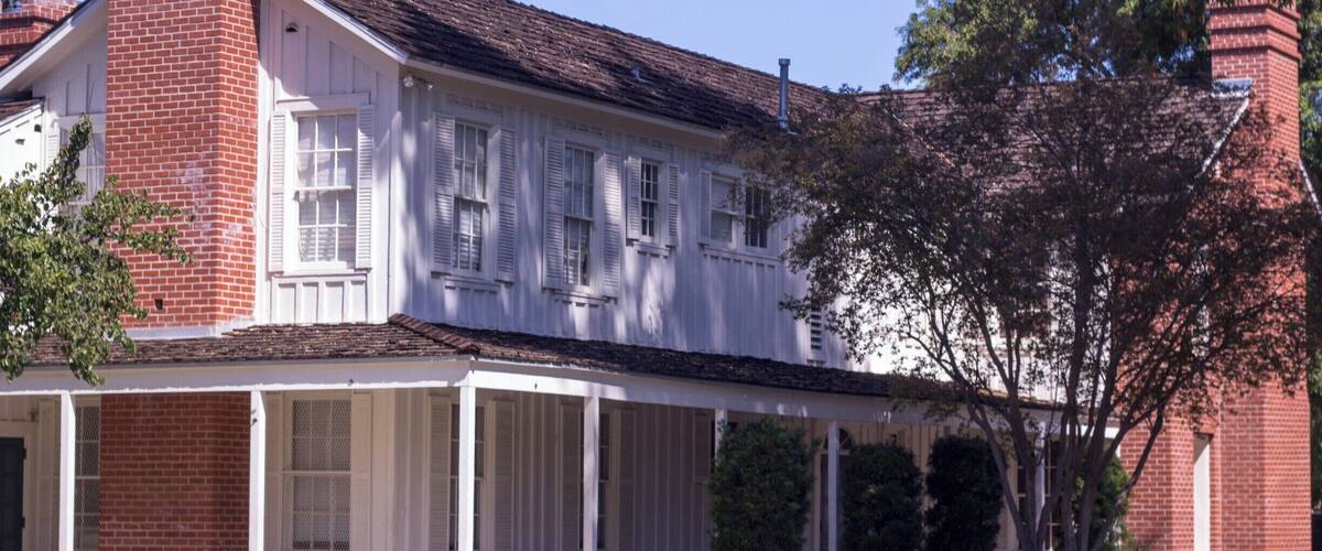 Shadow Ranch is a historic ranch house, built from 1869-1872 using adobe and redwood lumber, on the original Workman Ranch in the western San Fernando Valley of Los Angeles, California. For much of the 20th century it was in Canoga Park, but it is now within the boundaries of the West Hills community.
In the 1930s, the ranch was acquired by Colin Clements and Florence Ryerson, who co-wrote the screenplay for the 1939 film, 'The Wizard of Oz' while living there.