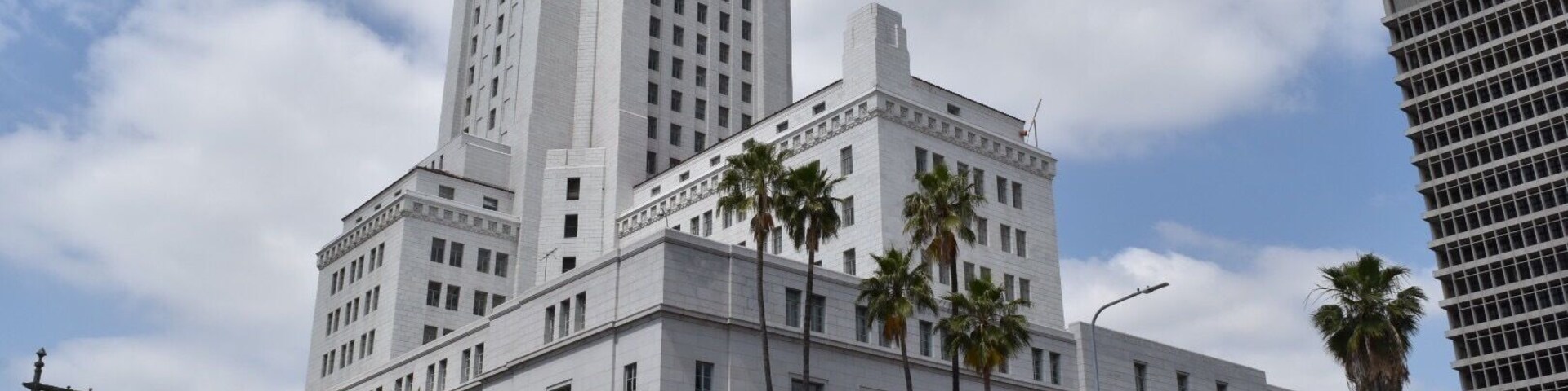 City hall building in downtown LA...