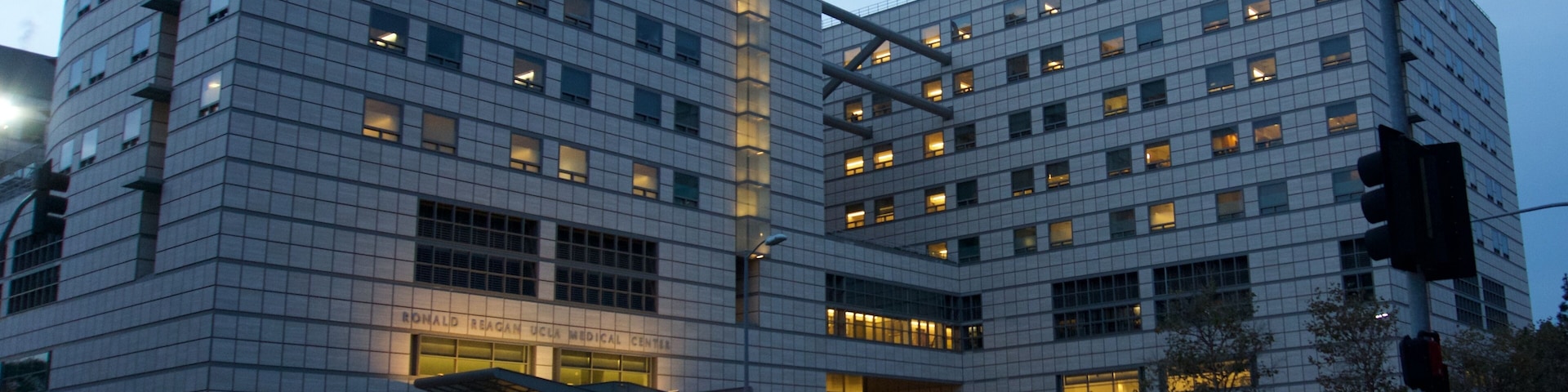 UCLA medical center. Beautiful building right outside of campus.