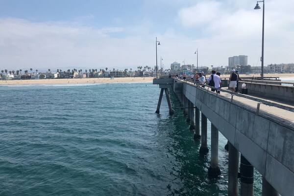 A view from the pier.