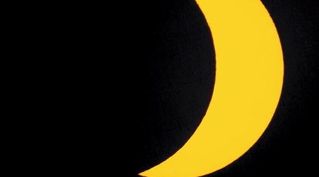 Partial eclipse of the sun as observed in Los Angeles. The sun was about 60% covered during it's maximum at 11:21AM.