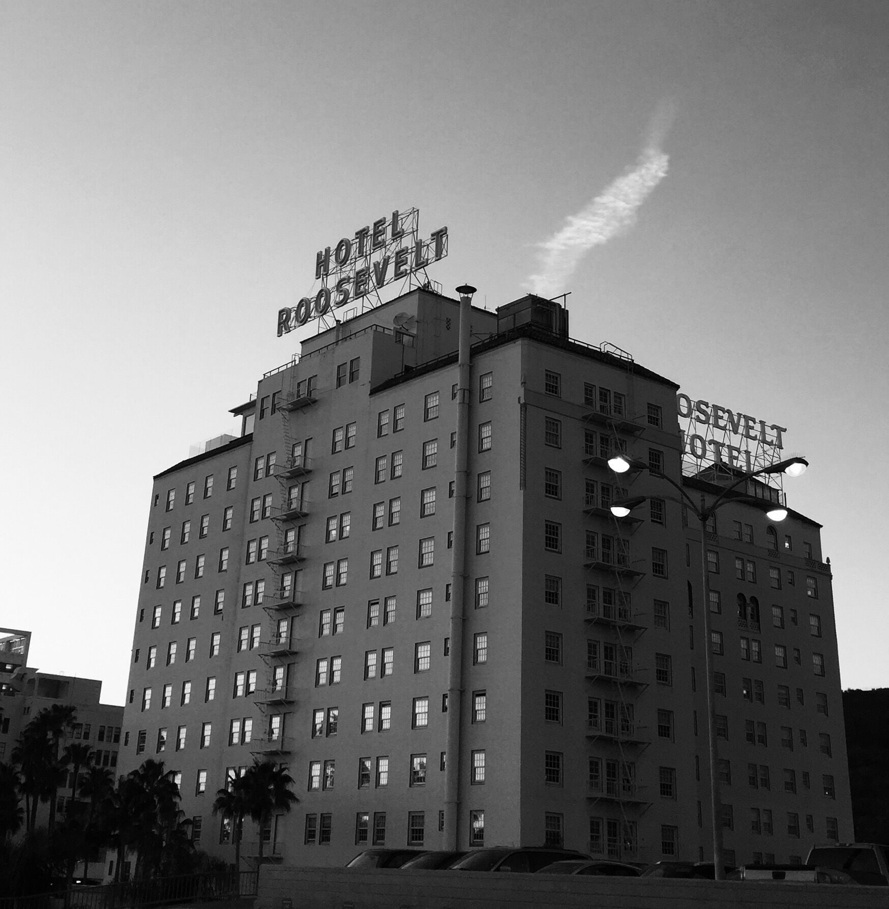 #EndOfTheDay #HollywoodLandmark #HotelRoosevelt