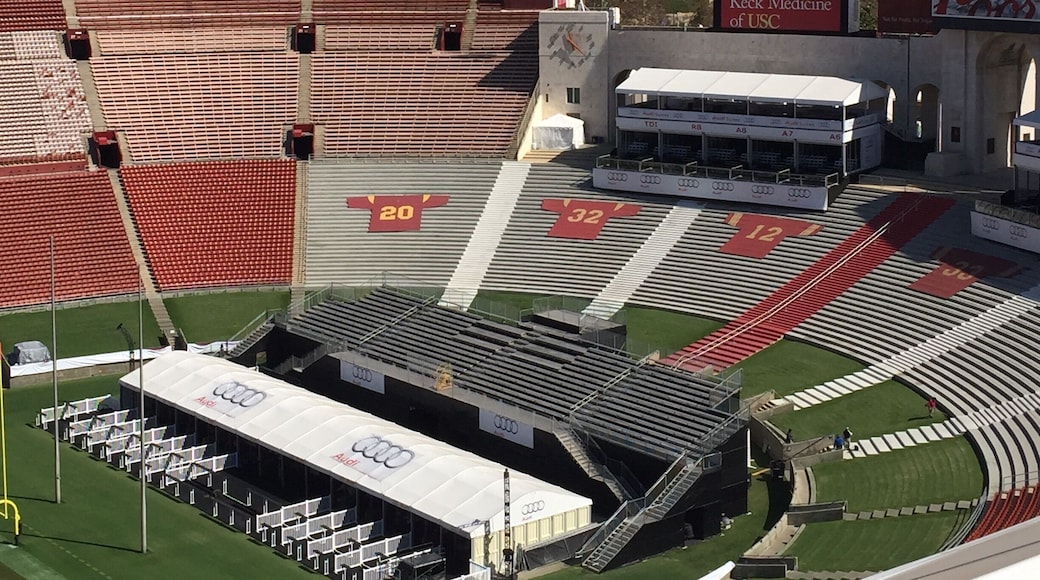 Los Angeles Memorial Coliseum, Los Angeles, CA. The tour of the stadium is worth every penny, sports fan or not.