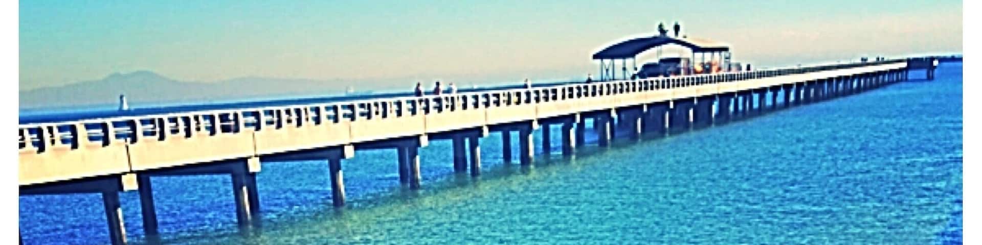 Cabrillo pier in San Pedro 💜