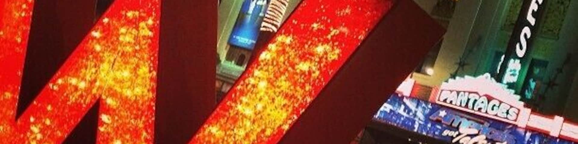 The historic Pantages Theater is located in Hollywood near the landmark intersection of Hollywood and Vine and across the street from the W Hollywood Hotel. It was the last theater built by the vaudeville impresario Alexander Pantages. In has been a vaudeville venue and a movie house and more recently a venue for live theatrical productions. The Pantages has been used as a location in several films. A favorite quirky reference is Rickie Lee Jones' mention in her 1979 hit "Chuck E's In Love".