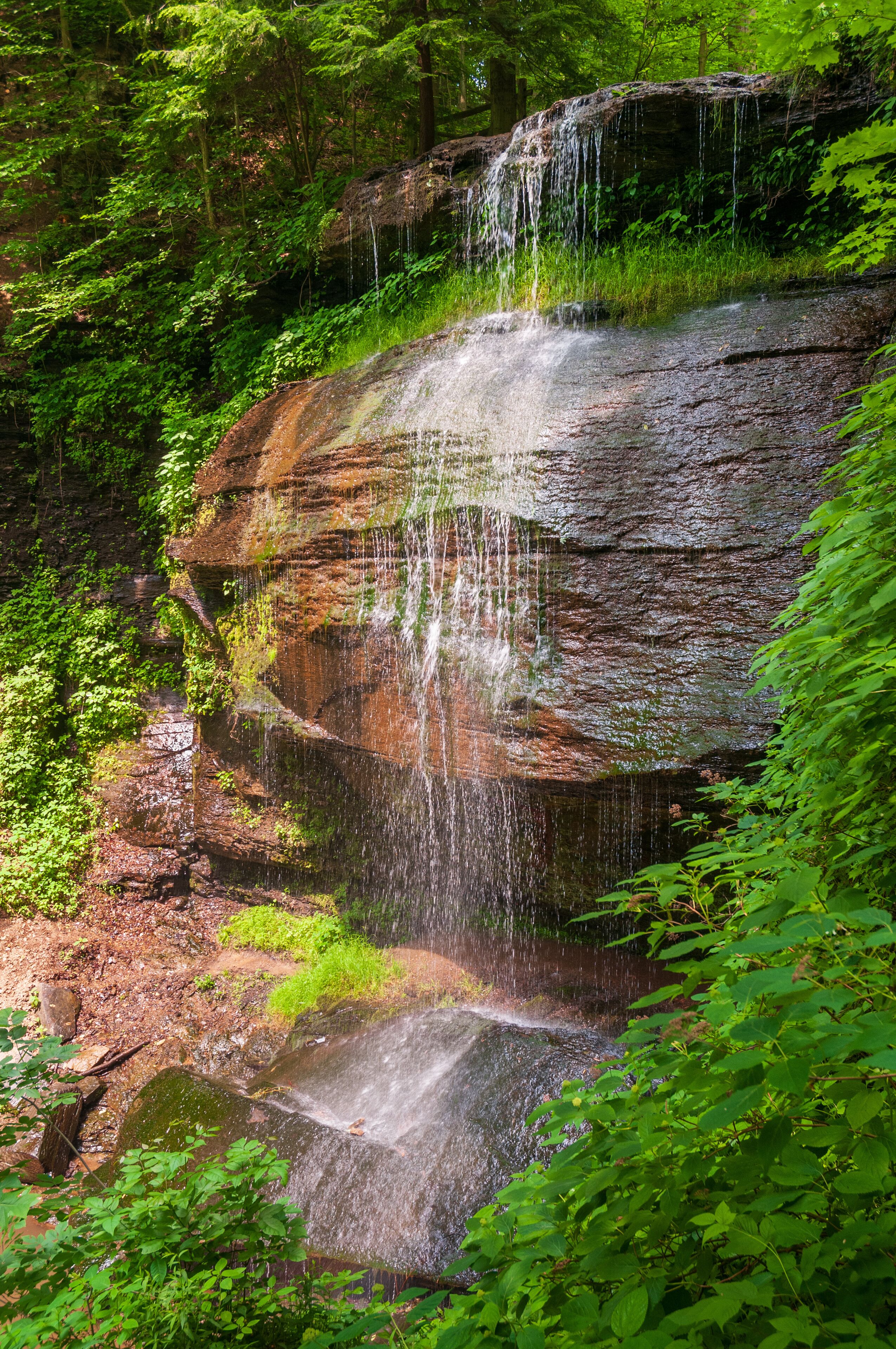 Buttermilk Falls State Park in New York State