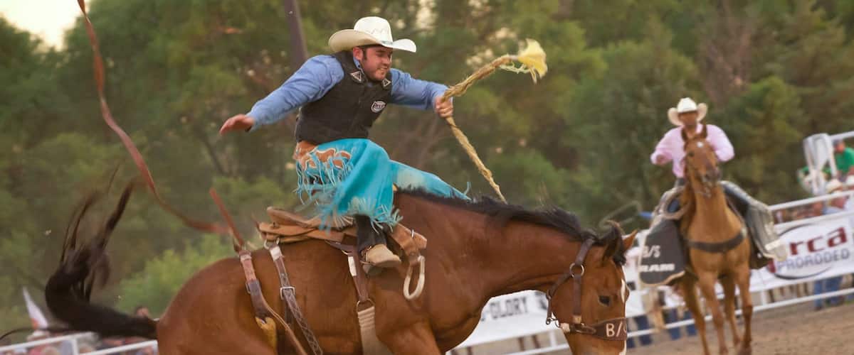 North Platte featuring a sporting event and horse riding as well as an individual male