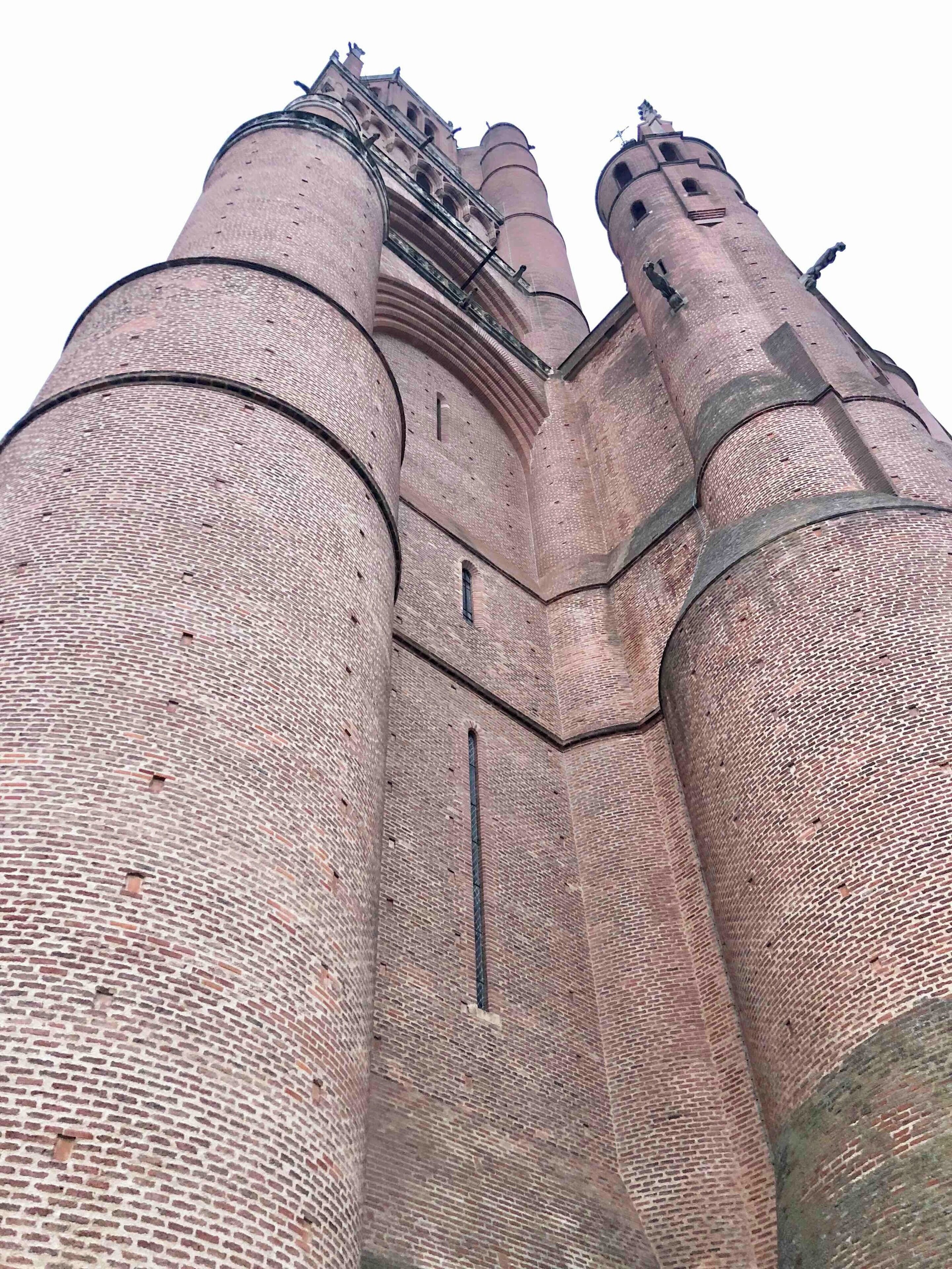 Look this stone colors of the famous cathedral of Albi