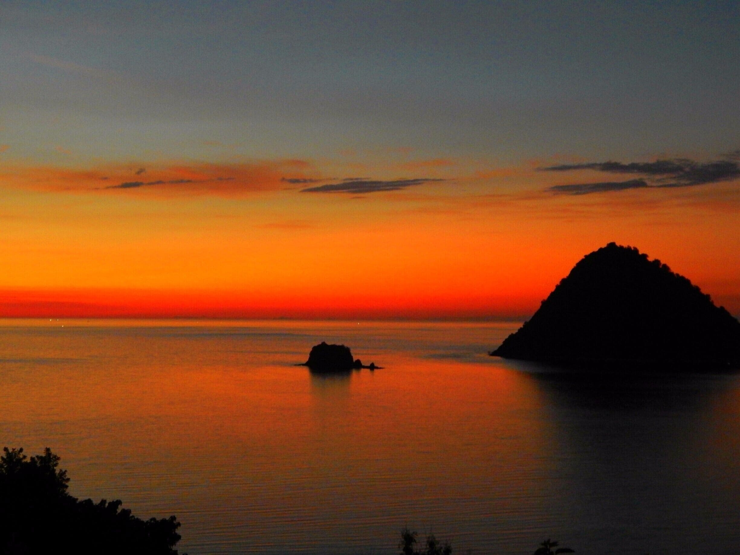Sunset from Labuan Bajo, Flores, Indonesia. 