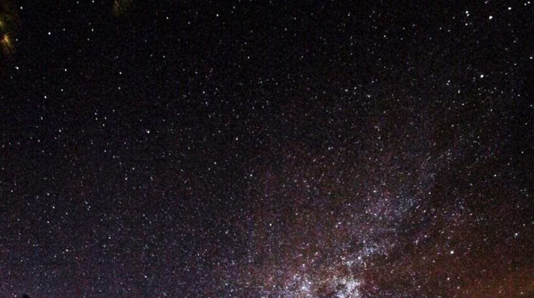 My first attempt at taking multiple photos of the Milky Way Galaxy. We were driving up from the gulf and looked up at night to see tons of stars. Just pulled off the highway and into someone's dirt road. Set up and took a few shots, then threw everything in the car and peeled out incase some grumpy Alabaman came looking wondering who was trespassing.