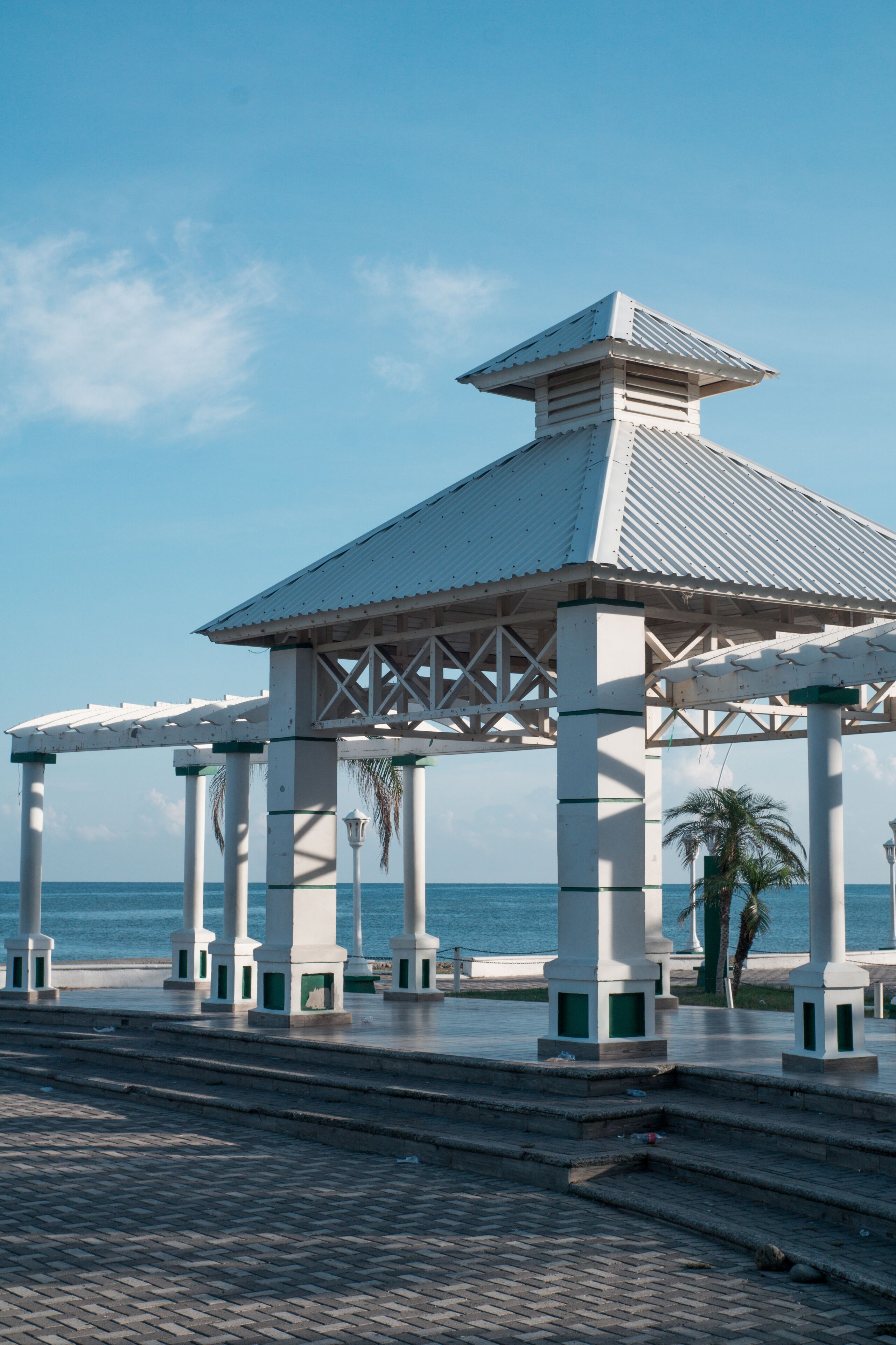 Domingo en la mañana en el malecón de La Ceiba, Atlantida