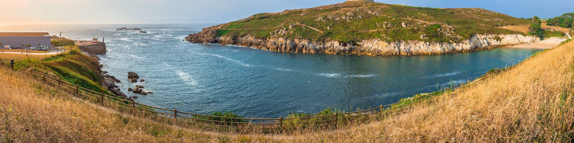 Tower of Hercules, the almost 1900 years old and rehabilitated in 1791, 55 metres tall structure is the oldest Roman lighthouse in use today and overlooks the Atlantic coast of Spain from A Coruna.